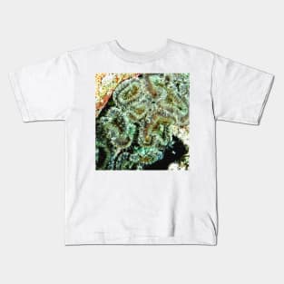 Green Sea Anemone Kids T-Shirt